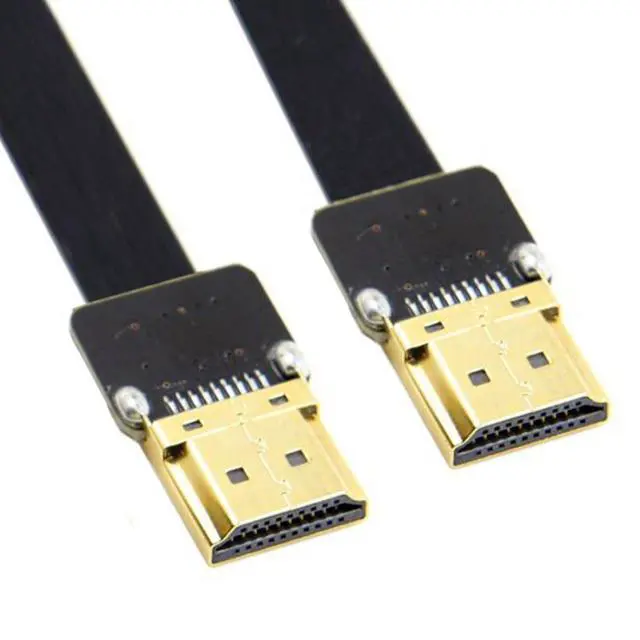Alt view image 3 of 7 - CYFPV HDMI Type A Male to Male HDTV FPC Flat Cable for FPV HDTV Multicopter Aerial Photography 0.2M
