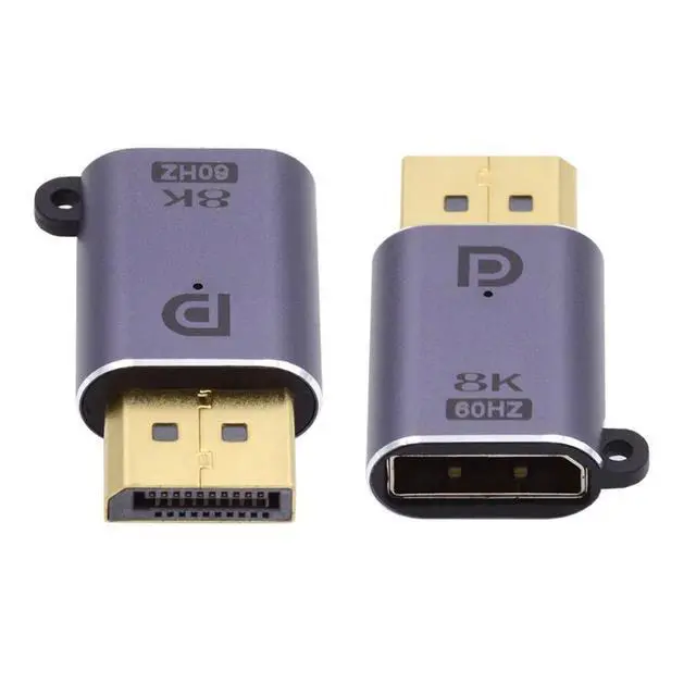 Alt view image 6 of 6 - DisplayPort 1.4 Adapter DisplayPort DP Male to DP Femlae 8K 60hz Adapter