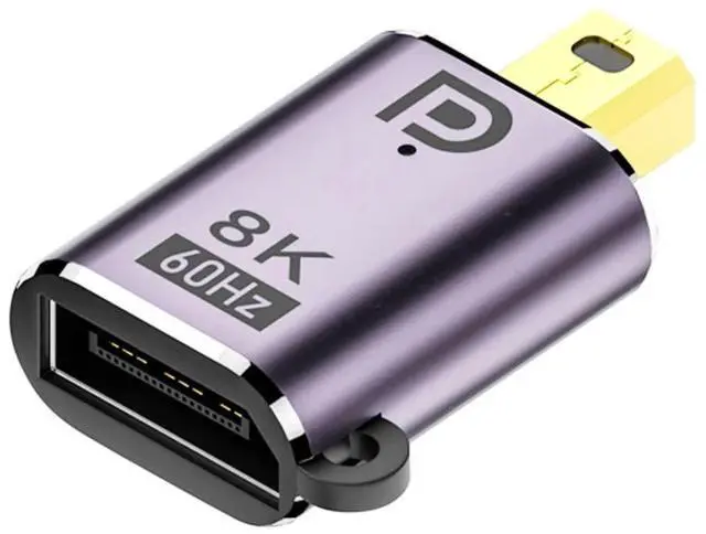 Main image of Mini DisplayPort 1.4 Adapter DisplayPort DP Female to Mini DP DisplayPort Male 8K 60hz Adapter