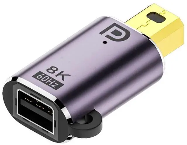Main image of Mini DisplayPort 1.4 Adapter Mini DP DisplayPort Male to Mini DP Female 8K 60hz Adapter