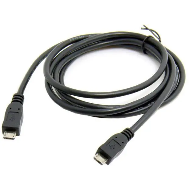 Alt view image 4 of 6 - Micro USB to Micro USB 5Pin Data Charge Extension Cable for Mobile Phone Tablet 1.0M