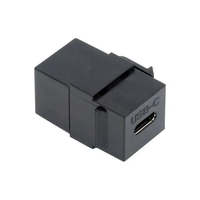 Alt view image 7 of 7 - USB C Keystone Jack Adapter, USB 2.0 Type-C Female to Female Keystone Insert Socket Module Coupler Adapter for Wall Plate Outlet Panel