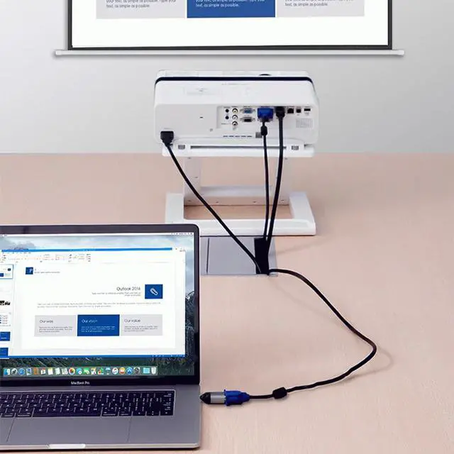 Alt view image 3 of 7 - USB C to HDMI Monitor Adapter Support 4K@60Hz for Tablet Phone Laptop