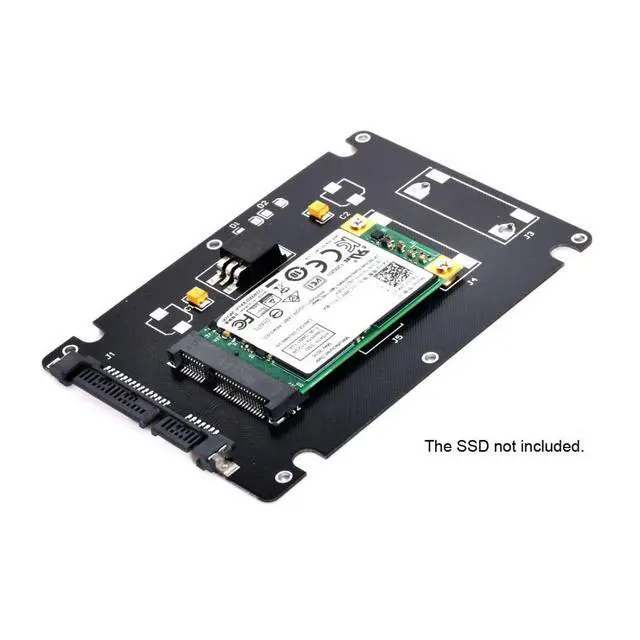 Alt view image 5 of 7 - Mini SATA mSATA SSD to 2.5" SATA Hard Disk Enclosure Case Converter Adapter