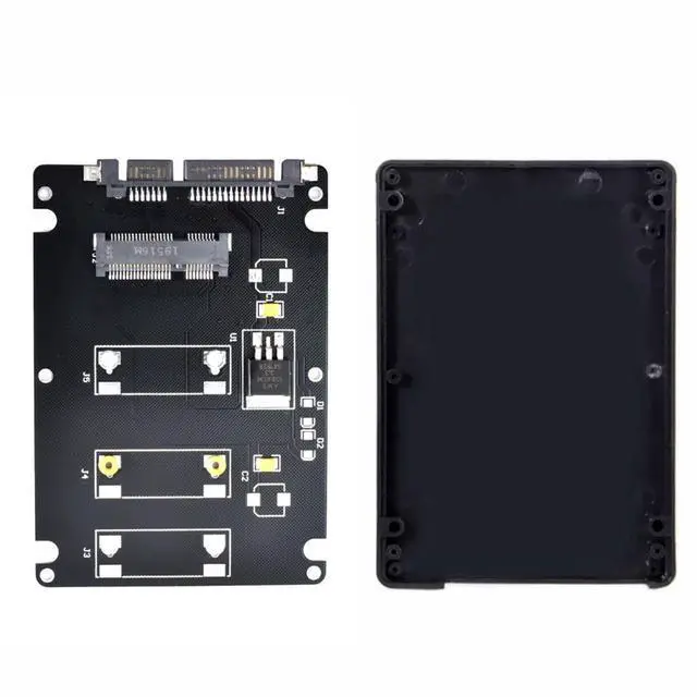 Alt view image 6 of 7 - Mini SATA mSATA SSD to 2.5" SATA Hard Disk Enclosure Case Converter Adapter