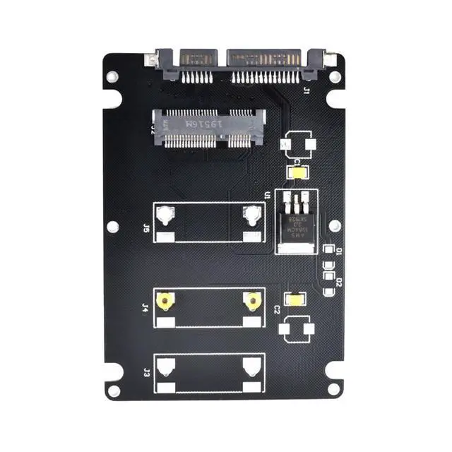 Alt view image 7 of 7 - Mini SATA mSATA SSD to 2.5" SATA Hard Disk Enclosure Case Converter Adapter