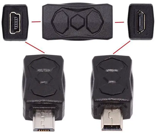 Main image of USB 2.0 Connector Micro USB to Mini USB 5Pin Data Charge Converter Adapter 3Pcs/Set
