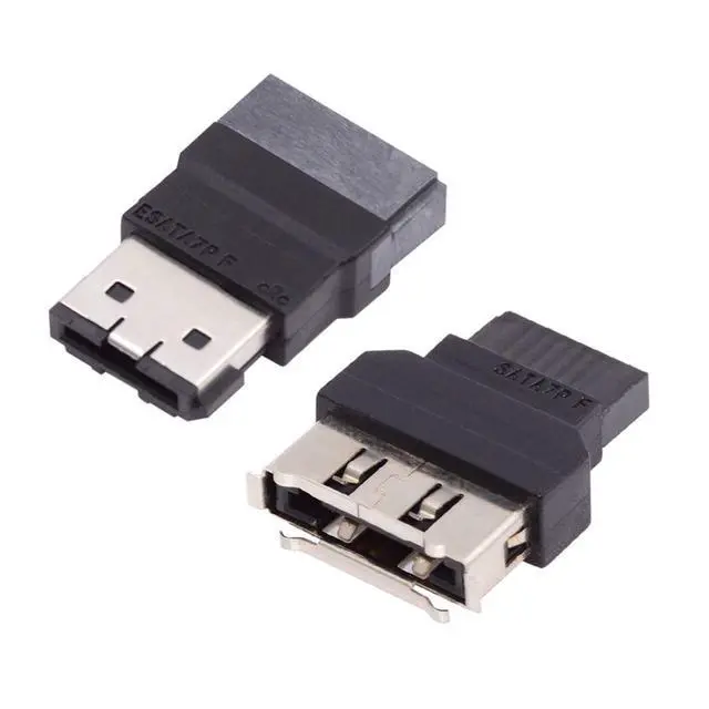 Alt view image 6 of 7 - SATA to eSATA & eSATA to SATA Converter Extender Adapter for SSD Disk 2Pcs/Set