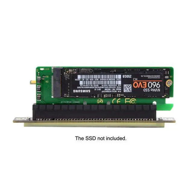 Alt view image 4 of 7 - M.2 NVME to PCIe 3.0 X16 Adapter NVME/AHCI SSD to PCI Express Expansion Card Adapter