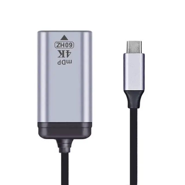 Alt view image 4 of 7 - 4K 2K 60hz USB-C Type C Male to Mini DP Displayport Female Cable Adapter for Tablet & Phone & Laptop