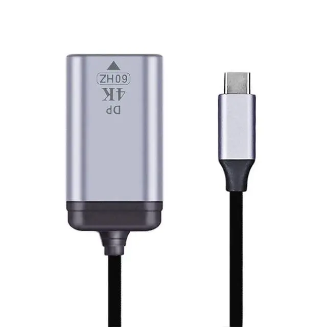 Alt view image 2 of 7 - 4K 2K 60hz USB-C Type C Male to Displayport Female Monitor DP Cable Adapter for Tablet & Phone & Laptop