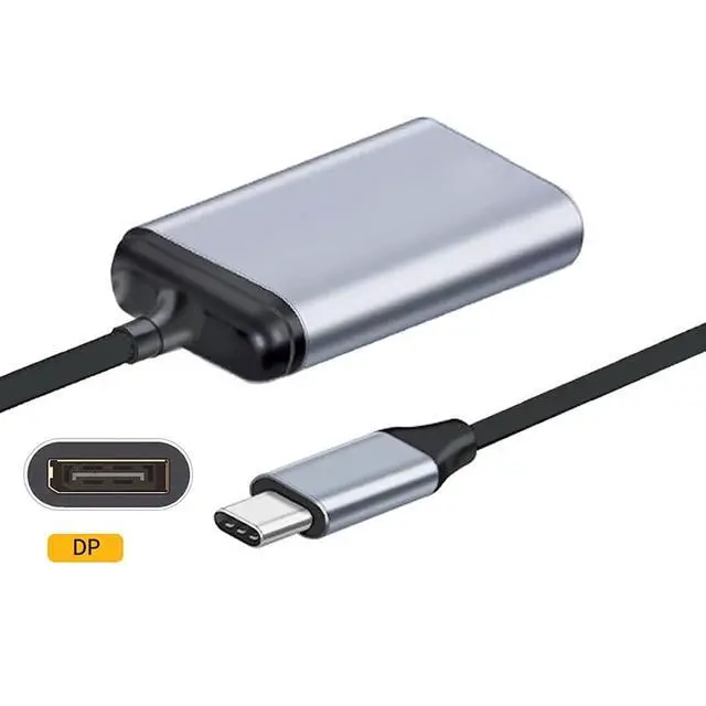 Alt view image 4 of 7 - 4K 2K 60hz USB-C Type C Male to Displayport Female Monitor DP Cable Adapter for Tablet & Phone & Laptop