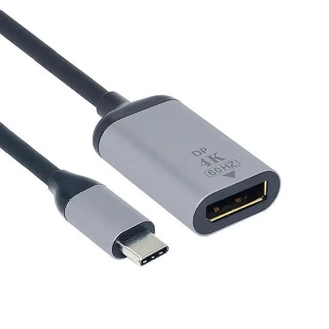 Alt view image 5 of 7 - 4K 2K 60hz USB-C Type C Male to Displayport Female Monitor DP Cable Adapter for Tablet & Phone & Laptop
