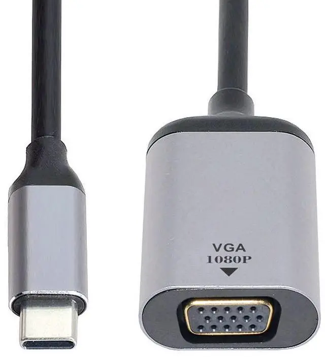 Main image of CY Monitor Adapter 1080p 60hz USB C Type C Male to VGA Female Cable for Tablet & Phone & Laptop