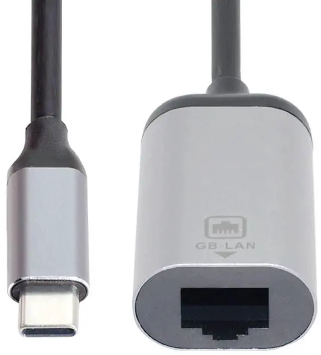 Main image of USB C to RJ45 1000Mbps Gigabit Ethernet Network LAN Cable Adapter