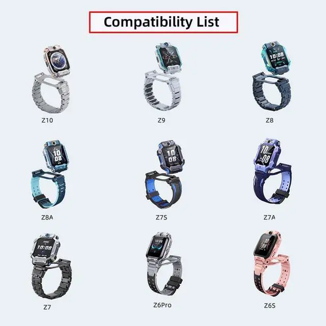 Alt view image 6 of 7 - 2 Pack USB C to Pitch 5.0mm 2Pin DC 5V/12V Magnetic Smart Watch Charging Adapter for Z6~Z11 Kids Smart Watch