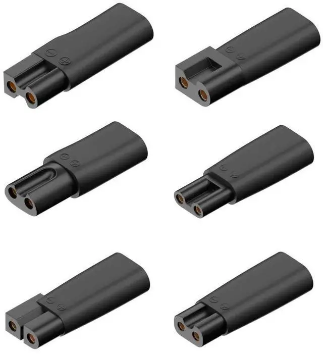 Main image of USB C to DC 5V 2Pin 1.8mm 2.35mm Power Charge Adapter for Electric Hair Clipper Beard Trimmers Shavers Beauty Instruments 6Pcs/Set
