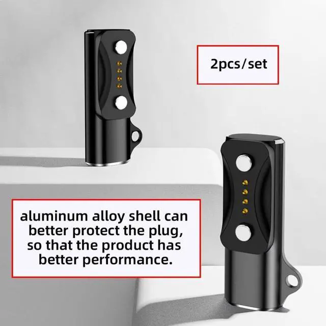 Alt view image 7 of 7 - 2 Pack USB C to Polar Smart Watch Charger Magnetic Charging Adapter for Vantage V3/M3/Pacer/Pacer Pro/Grit X2/Ignite 3