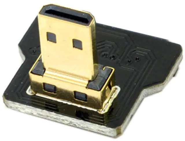 Main image of CYFPVHDMI Micro HDMI Type D Male Down Angled 90 Degree for FPV HDTV Multicopter Aerial Photography