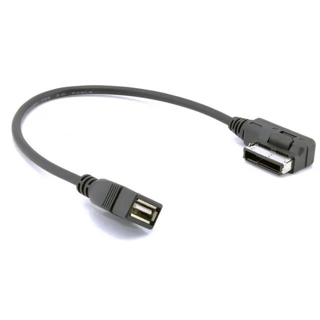 Alt view image 5 of 7 - AMI to USB Cable Media in AMI MDI USB AUX Flash Drive Adapter Cable for Car VW Audi 2014 A4 A6 Q5 Q7