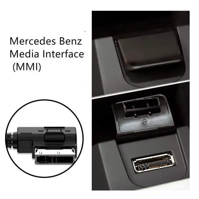 Alt view image 7 of 7 - AMI to 3.5mm Jack Adapter,AMI MDI to 3.5mm Audio Aux Cable Compatible with Benz Music Interface 4.27FT/1.3M