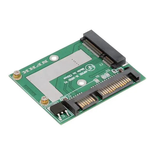 Main image of mSATA to SATA 3.0 Adpater Card, Mini SATA SSD to 2.5" SATA HDD Hard Disk Adapter for Full Size 30x50mm SSD