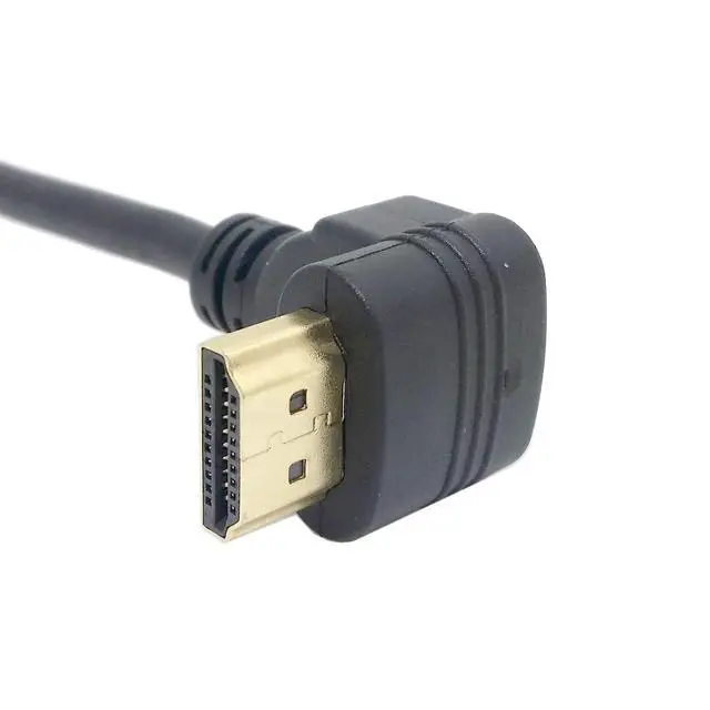Alt view image 5 of 6 - HDMI Extension Cable,HDMI 1.4 Male to Female 90 Degree UP Angled Extension Cable 0.5m