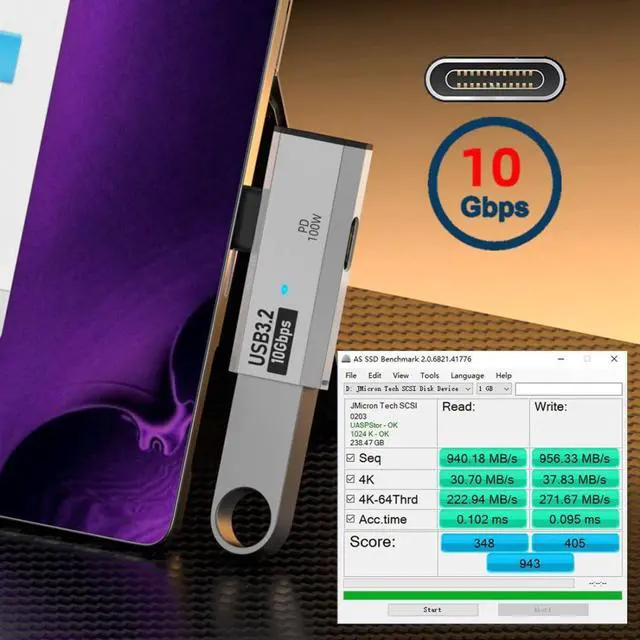 Alt view image 7 of 7 - 2 in 1 USB C to Headphone Adapter with 100W Charging Port, USB C 1 Male to 2 Female Fast Charging Data Transfer OTG Converter Adapter