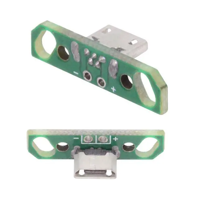 Alt view image 7 of 7 - 5 Pack USB 2.0 DIY Connector,Micro USB 2Pin Female Socket Port Repair Replacement Solder Adapter
