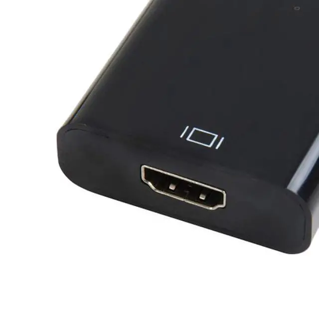 Alt view image 3 of 6 - DisplayPort to HDMI Adapter,Gold-Plated DisplayPort Male to HDMI Female Display Monitor Converter Cable Adapter for Computer, Desktop, Laptop, Monitor, Projector