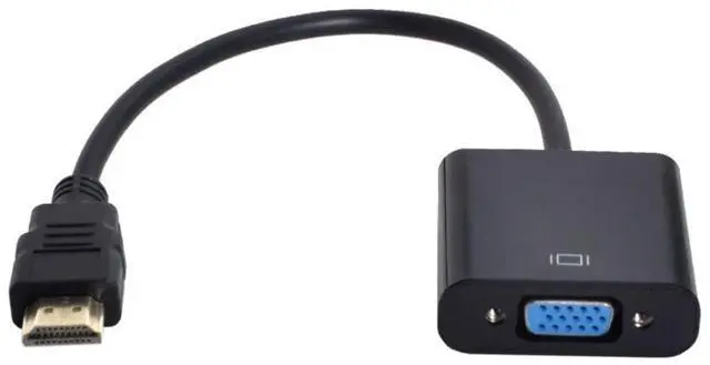 Main image of HDMI to VGA Adapter,Gold-Plated HDMI Male to VGA Female Cable Adapter for Computer, Desktop, Laptop, Monitor, Projector