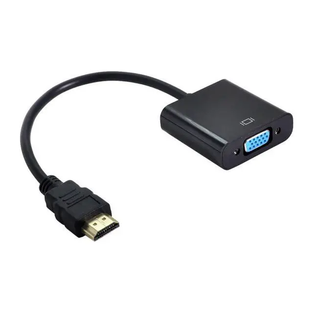 Alt view image 5 of 7 - HDMI to VGA Adapter,Gold-Plated HDMI Male to VGA Female Cable Adapter for Computer, Desktop, Laptop, Monitor, Projector