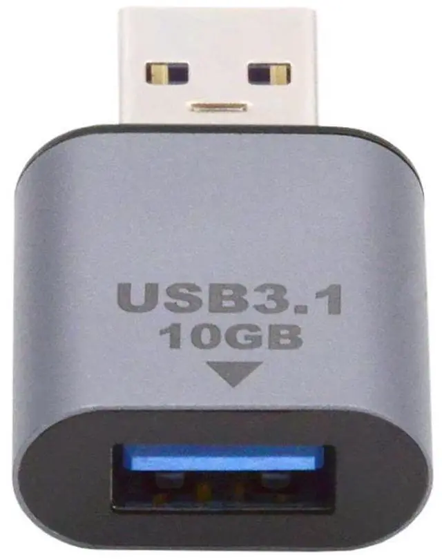 Main image of USB 3.1 Gen 2 Adapter,USB Female to USB Female 10Gbps Data Transfer 5V3A Fast Charging Aluminum Alloy Converter Adapter for Headphones/Disk/Phone