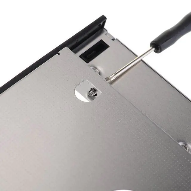 Alt view image 5 of 7 - Universal 9.5mm SATA to SATA 2nd SSD HDD Hard Drive Caddy Adapter Tray for Laptop Optical Drive Slot