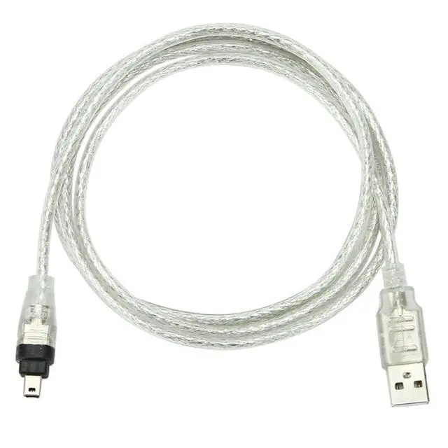 Alt view image 5 of 7 - 2 Pack Only for DCR-TRV75E DV Firewire to USB Cable USB 2.0 to Firewire IEEE 1394 4Pin iLink Cable 1.0M