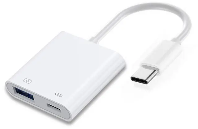 Main image of 2 in 1 USB C to USB 3.0 Socket OTG Adapter with PD 24W Charge for Laptop Tablet Phone