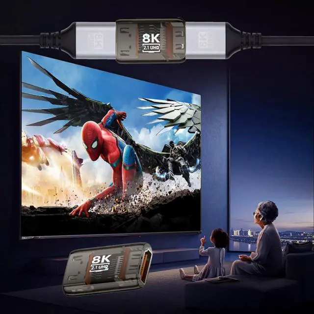Alt view image 6 of 7 - HDMI 8K Coupler Adapter,HDMI 2.1 Female to Female Extension Adapter