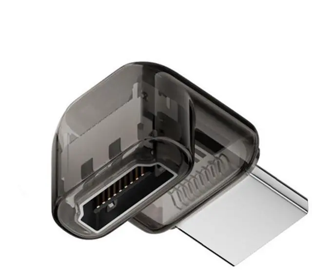 Main image of HDMI 8K Adapter,HDMI 2.1 Male to Female 90 Degree UP Angled Extension Adapter(Short Style)