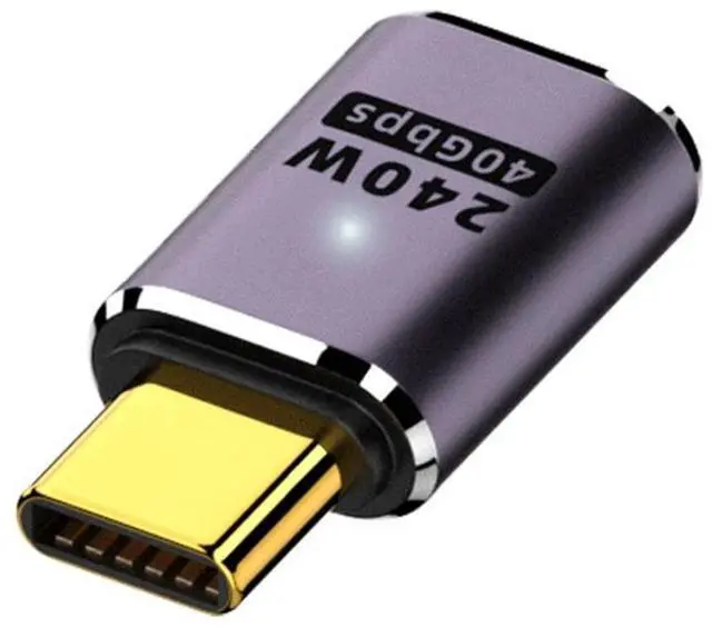 Main image of USB C Connector,USB4 Type C Male to Female 240W Power 40Gbps Data 8K Video Adapter for NS Phone Laptop