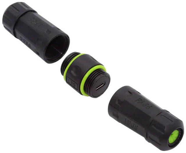 Main image of USB C Waterproof Coupler,IP68 USB 3.1 Type-C 10Gbps Female to Female Data/Power Outdoor Cable Extension Waterproof Adapter