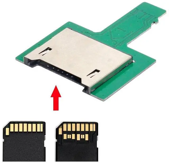 Alt view image 5 of 7 - TF Micro SD Card Male Extender to SD Card Female Extension Adapter PCBA SD/SDHC/SDXC UHS-III UHS-3 UHS-2