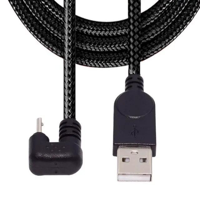 Alt view image 7 of 7 - USB to Micro USB Cable,USB 2.0 Male to Micro USB 5Pin Male 180 Degree U Shape Angled Charge Data Transfer Extension Cable 1.5M