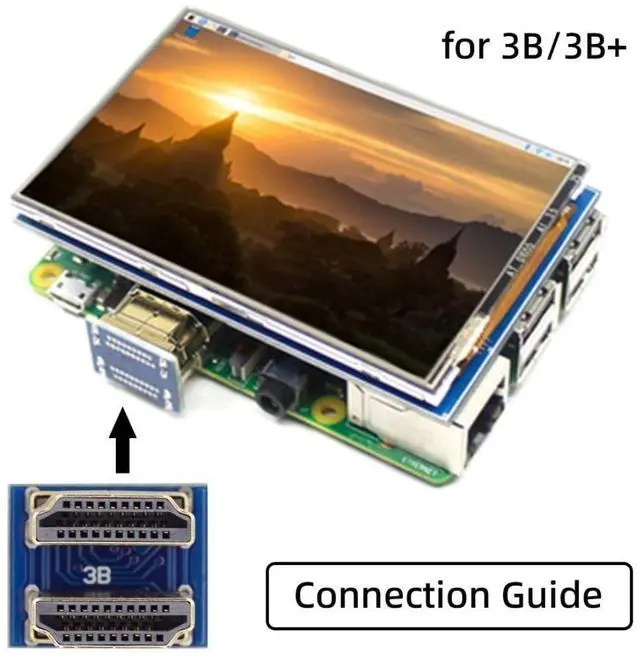 Alt view image 3 of 7 - 2 Pack HDMI to HDMI/Micro HDMI 180 Degree Angled Connector Socket for Raspberry PI 3B/3B+/4B