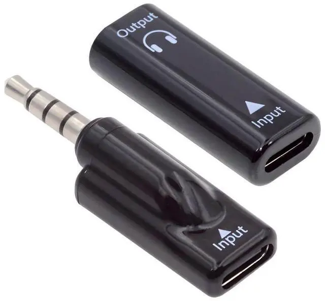 Main image of 2 Pack USB C to 3.5mm Headphone Plug/Jack Adapter Support Hi-Res 16bits 48KHz HiFi Sound Quality with DAC Chip