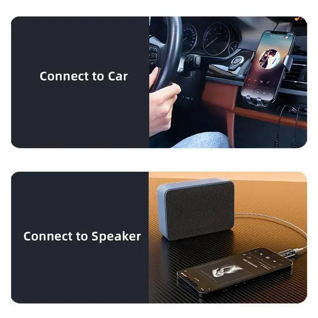 Alt view image 5 of 7 - 2 Pack USB C to 3.5mm Headphone Jack Adapter Support 16bits 48KHz HiFi Sound Quality with DAC Chip