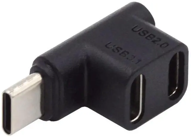 Main image of USB C Splitter,USB C 1 Male to 2 Female 10Gbps PD100W 4K60Hz Extensions Adapter for HDTV/Disk/Keyboard/Mouse Support Steam Deck Cooling and Charging at The Same time