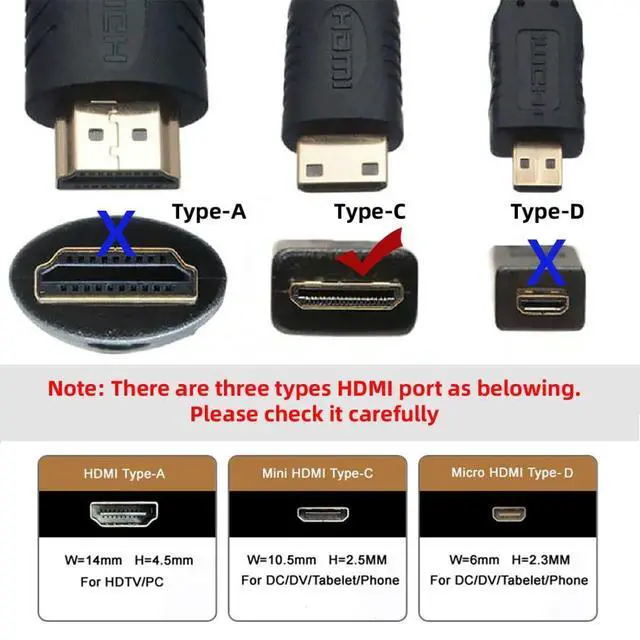 Alt view image 6 of 7 - Micro HDMI Male to HDMI Female 4K@60Hz 180 Degree Down Angled Extension Adapter Converter Connector
