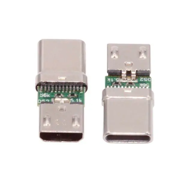 Alt view image 7 of 7 - 5 Pack Micro USB OTG Adapter Micro USB Female to USB C Male Mini Size Connector Adapter