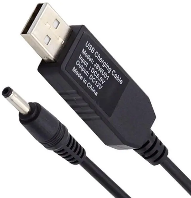 Main image of USB Boost Charging Cable 3.28FT,USB 2.0 DC 5V to DC 12V 3.5x1.35mm Boost Power Cable for Router/Optical Modem