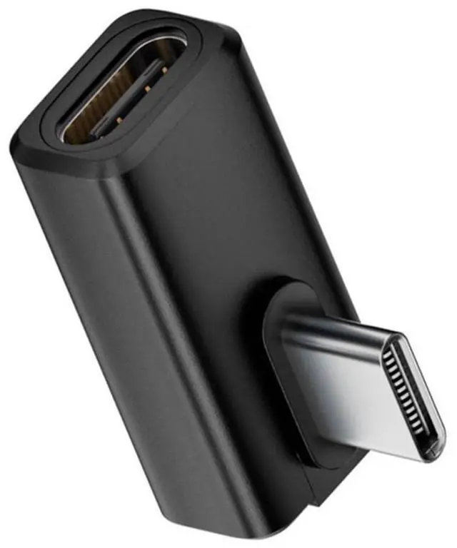 Main image of USB C Extender Adapter,USB 5.0 Type C Male to Female 90 Degree Angled Adapter Support 80Gbps Data Transfer PD 240W Fast Charging 16K/8K/5K Video Output